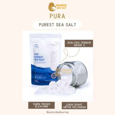Pura Organic Finest Sea Salt / garam halus & kasar Halus