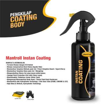 Mantroll Paket Hemat Kilap Premium - Glass Cleaner - Interior Cleaner - Intsan Coating Instan Coatin