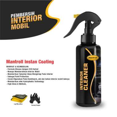 Mantroll Paket Hemat Kilap Premium - Glass Cleaner - Interior Cleaner - Intsan Coating Interior Clea