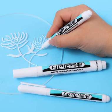 AMAK Spidol Permanen Waterproof Quick Dry Oily Marker 1mm 10 PCS A-226 Penanda Tinta Spidol Whiteboa