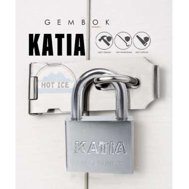 Gembok Pagar Rumah Leher Panjang dan Pendek 50mm | Gembok + Kunci KATIA 50mm panjang