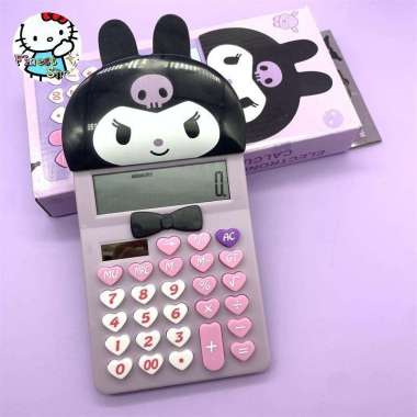 Kalkulator Scientific Calculator Kuromi Kitty Sains Kalkulator Ilmiah BIG Calculator