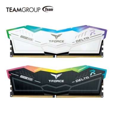 Team T-Force Delta RGB DDR5 32GB (2X16GB) 6000Mhz RAM PC GREY