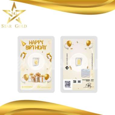LOGAM MULIA MICRO GOLD EMASKU 0.1 GRAM BIRTHDAY SERIES