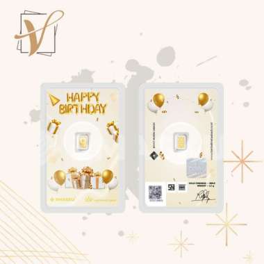 Micro Gold Logam Mulia Emasku Birthday 0.1 Gram