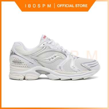 SAUCONY - ProGrid Heritage - White / Silver | Sepatu Lifestyle Pria dan Wanita 42