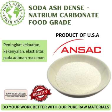 1 KG Soda Ash Dense Natrium Carbonate Food Grade Peningkat Kekuatan Adonan Makanan Bakso Mie Origina