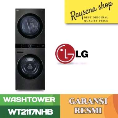 LG MESIN CUCI WASHER AND DRYERS 21 KG WASHTOWER WT2117NHB