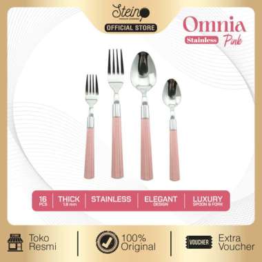 STEIN CUTERLY SET OMNIA STAINLESS PINK