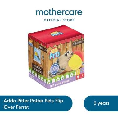 Addo Pitter Patter Pets Ferret & Ball - Mainan Boneka Interaktif Anak