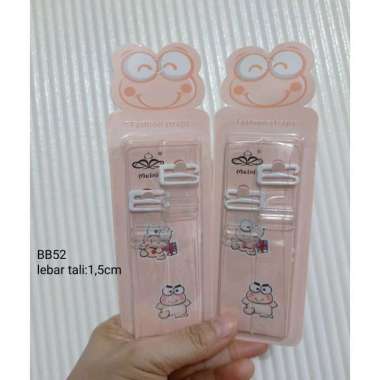 Tali BH Transparan Bening Tali Bra Lebar Tipis Strap Kait Elastis - Heaven Beauty Pageant Trans Long