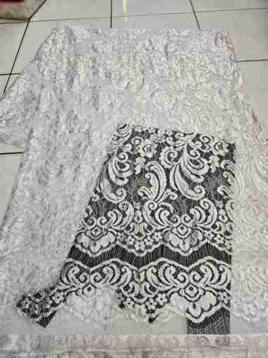 Kebaya semi france fatmawati saintl metalic cantik dan bagus ais1