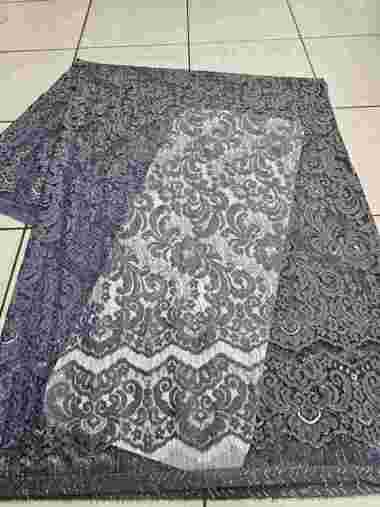 Kebaya semi france fatmawati saintl metalic cantik dan bagus ais12