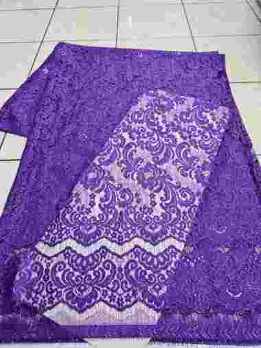 Kebaya semi france fatmawati saintl metalic cantik dan bagus ais11