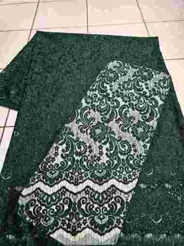 Kebaya semi france fatmawati saintl metalic cantik dan bagus ais13