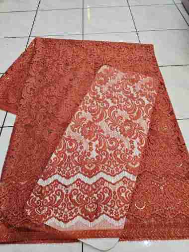 Kebaya semi france fatmawati saintl metalic cantik dan bagus ais4