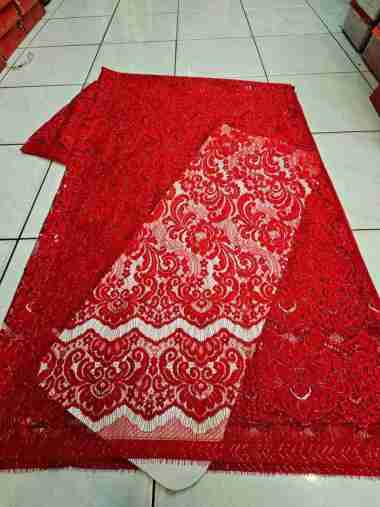 Kebaya semi france fatmawati saintl metalic cantik dan bagus ais6