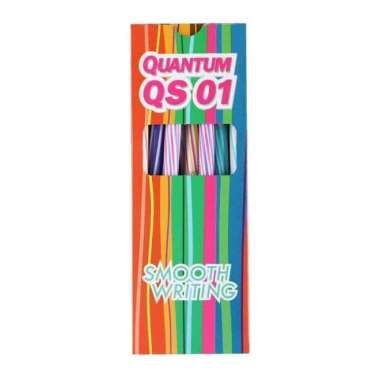 [12PCS] PULPEN LILIN QUANTUM QS 01 ISI 12PCS / PEN SPIRAL QUANTUM QS-01 /12PCS
