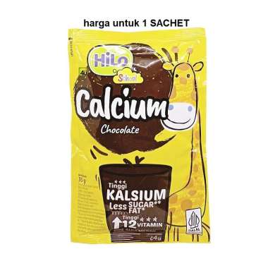 HiLo Calcium SCHOOL - Susu Bubuk Anak - 1 sachet COKLAT