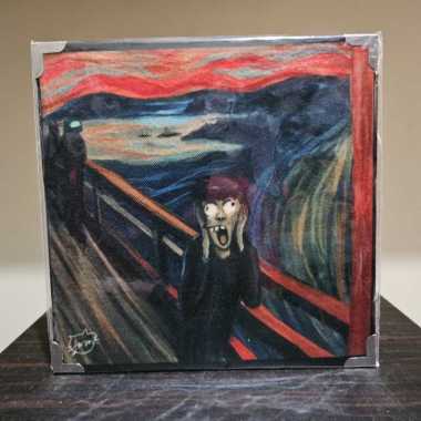 Lukisan Meja Si Juki The Scream official merchandise
