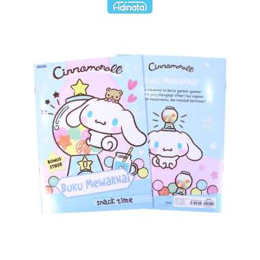 Cinnamoroll Coloring Book L 2417-9843 / Buku Mewarnai / Buku Aktivitas anak / Adinata