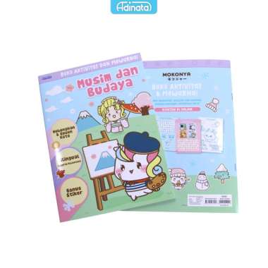 Mokonya Activity Book L 2450-9842 / Buku Aktifitas / Buku Mewarnai / Buku Anak / Buku Edukasi