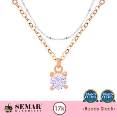 Kalung Emas Jedar Kirana Double Layer Gold 17K Semar Nusantara