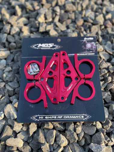 PANGKON LAMPU BREKET LAMPU DUDUKAN LAMPU CNC AS 31 33 PNP NINJA CB GL MP TIGER MOS AS31 GOLD