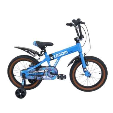 Wimcycle Sepeda Anak BMX Shotgun Doom 16 Inci Biru