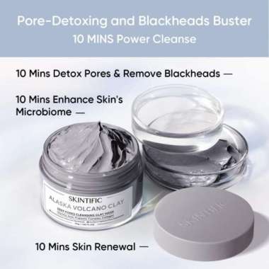 SKINTIFIC Mugwort Clay Mask Stick Skincare Kit - Acne Komedo Removal mugwort clay