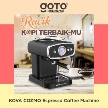 Kova Cozmo Mesin Pembuat Kopi Espreso Coffee Maker Espresso Machine BLACK