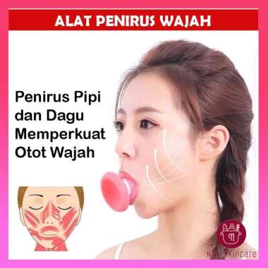 Alat Penirus Pipi dan Dagu Permanen Silikon Penirus Wajah Muka Pipi Tembem Silicon Alat Penghilang D