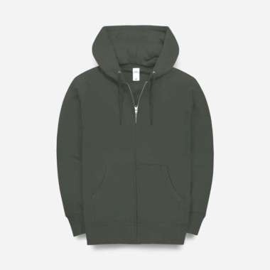 Human Greatness Hoodie zipper Olive S