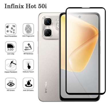 Promo Tempered Glass Layar Infinix Hot 50I Terbaru Anti Gores Kaca Inf Hot 50I