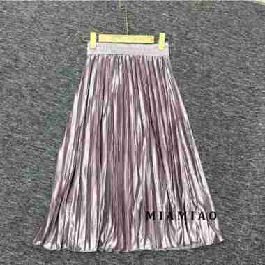 Rok Plisket Bludru / Rok Plisket Mayung pendek 7/8 Taro 7/8