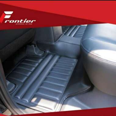Karpet mobil mangkok frontier 5D carbon All New Avanza 3 baris