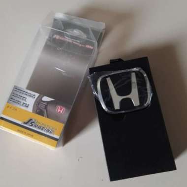 Logo / Emblem Stir Hitam Chrome Honda CRV Turbo