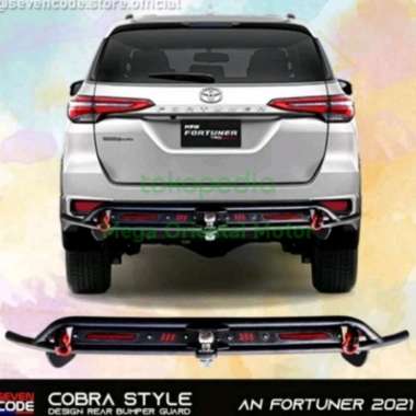 Towing bar Cobra style pengaman belakang All New Fortuner GR 2022