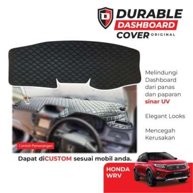 Cover Dashboard Mobil Durable Honda HRV BRV Brio WRV HRV 2014-2022 Old Hitam Full