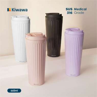 KIWAWA Botol Minum / Tumbler / SANJI TMB 270 SS Light purple