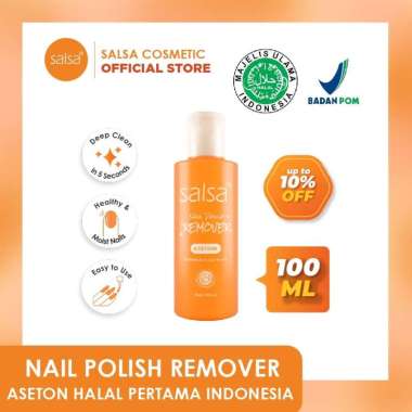 SALSA Nail Polish Remover - Salsa Aseton HALAL Pembersih Cat Kuku 100 ml
