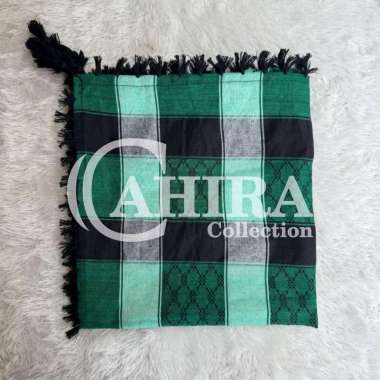 SORBAN MOTIF PREMIUM SORBAN ARAB RONCE OVAL SORBAN BAGUS TEBAL Hijau