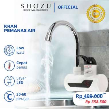 Kran Pemanas Air Elektrik Digital Water Heater Kamar Mandi ORIGINAL