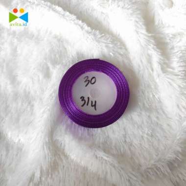 pita satin 3/4 inch - pita buket - pita satin warna polos - wrapping - satin 30