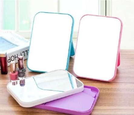 Kaca Rias Make Up Cermin Lipat Persegi