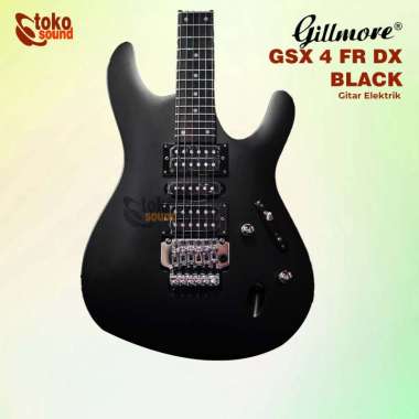 Gillmore GSX4FR GSX 4FR - Guitar Elektrik Original Black