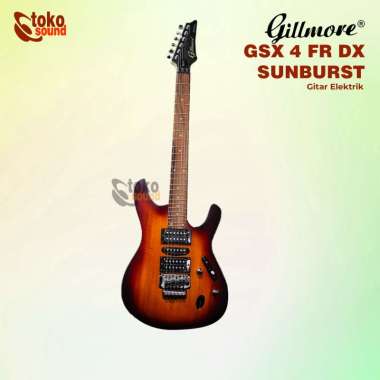 Gillmore GSX4FR GSX 4FR - Guitar Elektrik Original SUNBURST