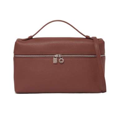 Loro Piana L27 Extra Pocket Calfskin Kummel Shw