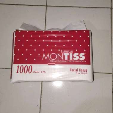 tisu Tissue MONTIS KILOAN 1000 sheet 2ply facial tissue wajah