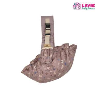 Mom's Baby Gendongan Samping Woody Series MBG1032 hazelnut